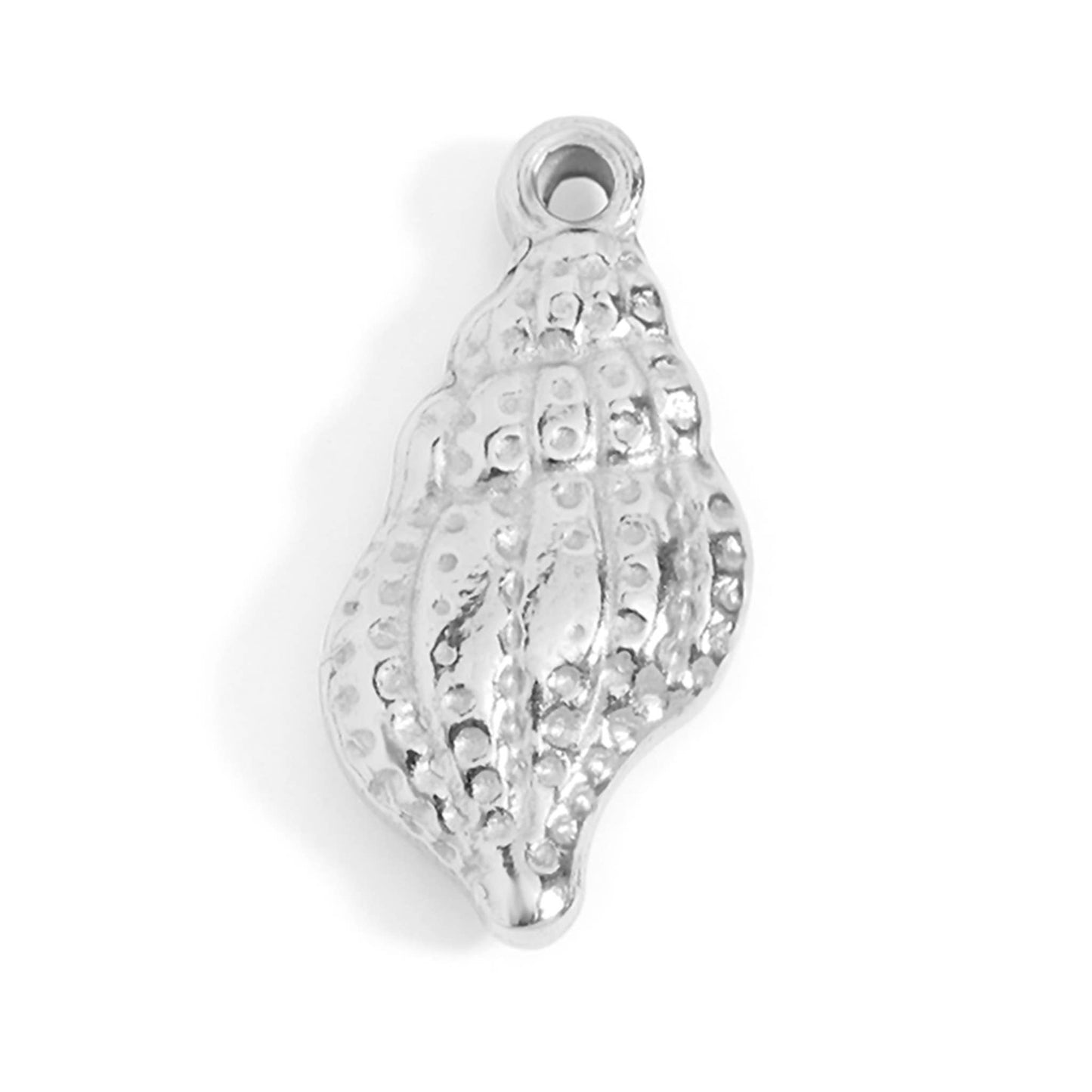 18K Gold PVD Stainless Steel Conch Seashell Charm