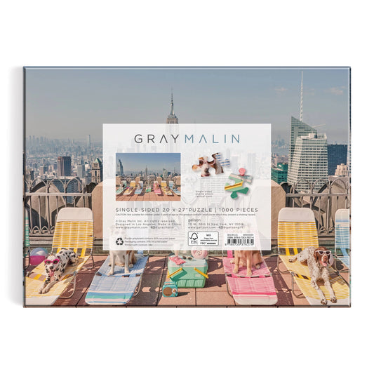 Gray Malin the Dogs of New York City 1000 Piece Puzzle