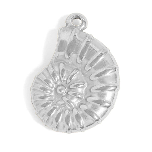18K Gold PVD Stainless Steel Nautilus Charm