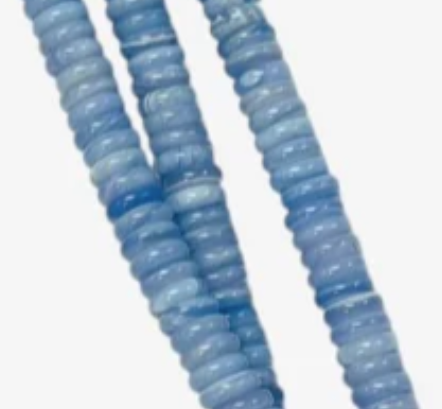 Candy Necklace- Saucer Beads 6MM- 19” Length