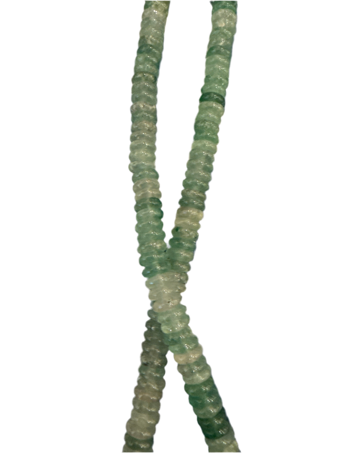 Candy Necklace- Saucer Beads 6MM- 19” Length