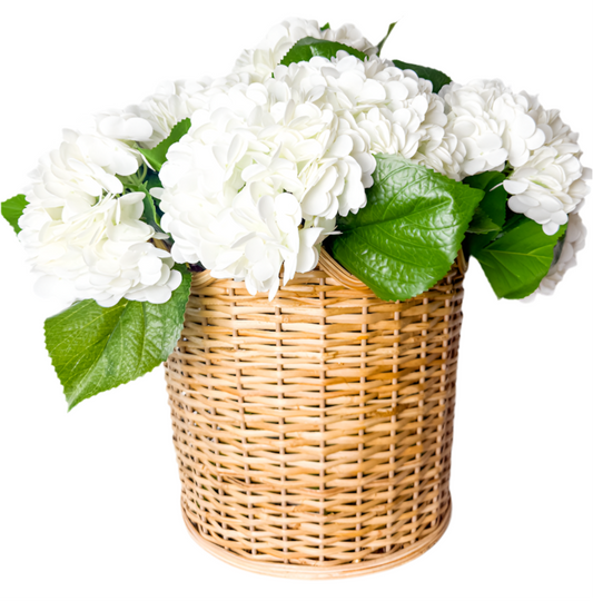 Whilden Scalloped Rattan Planter