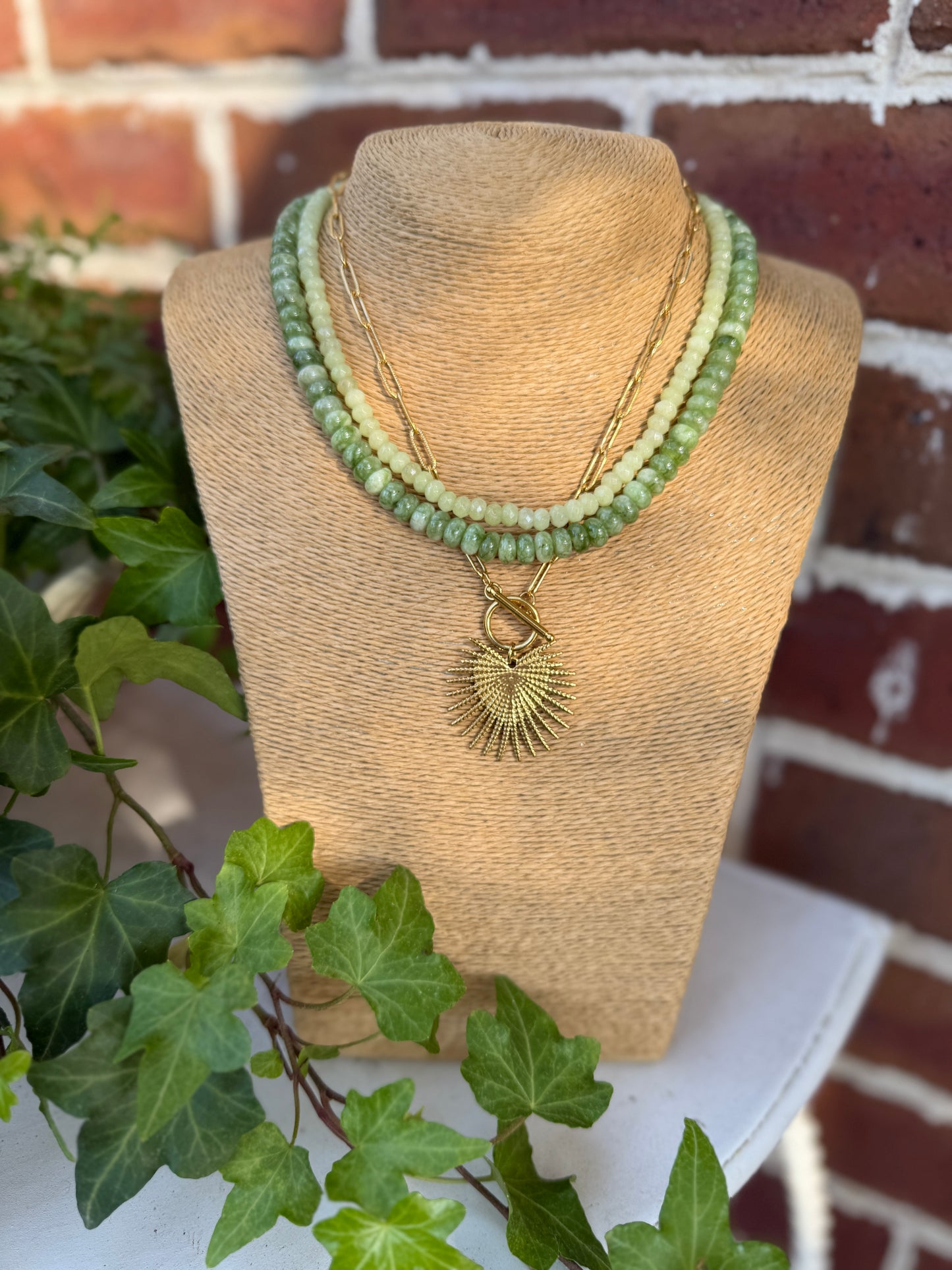Paperclip Palmetto Necklace