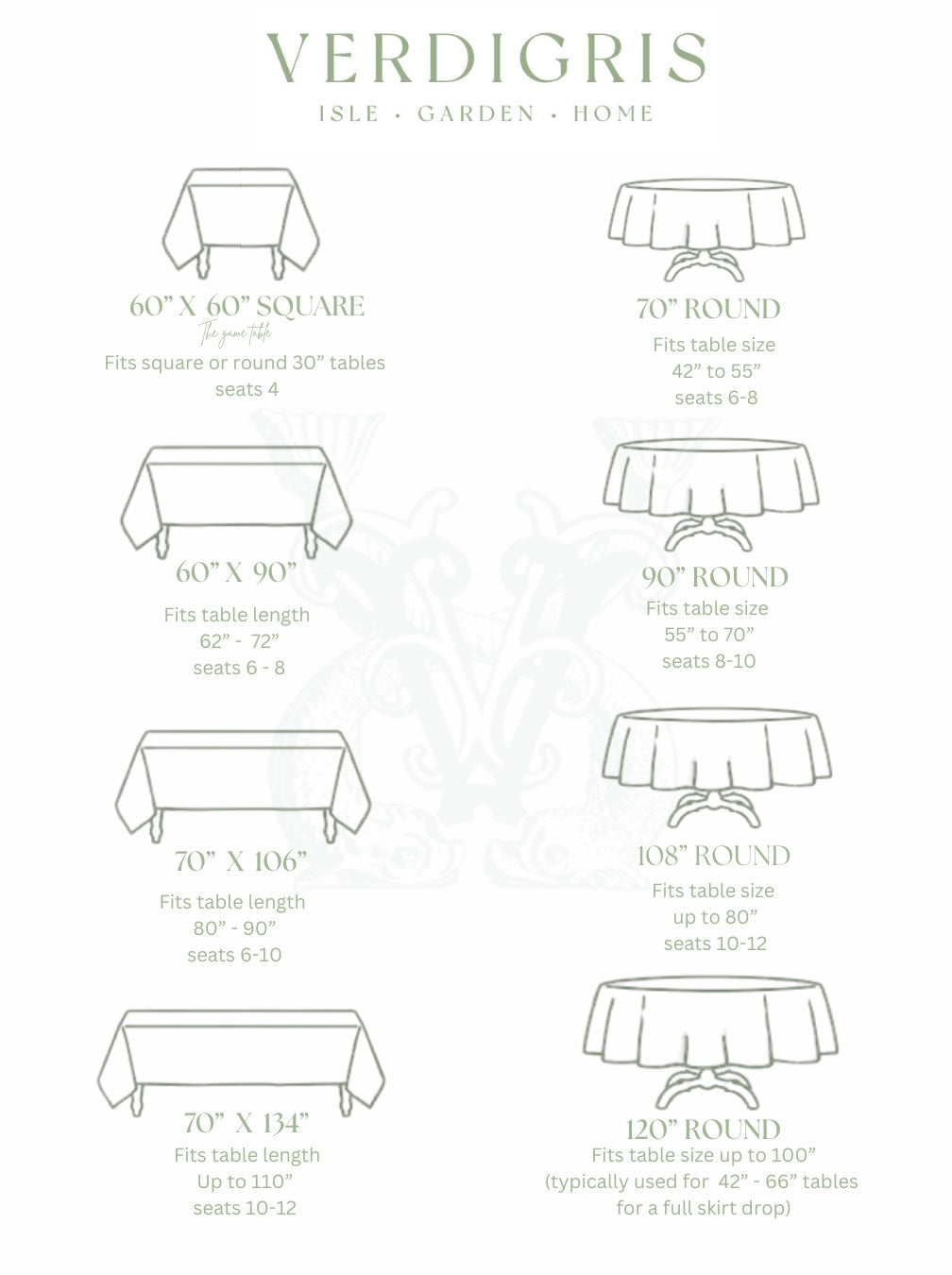 Archdale Acorn Tablecloth