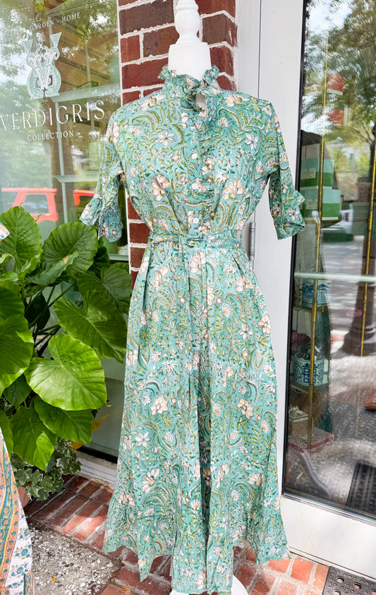 Charleston Dress in Ivy