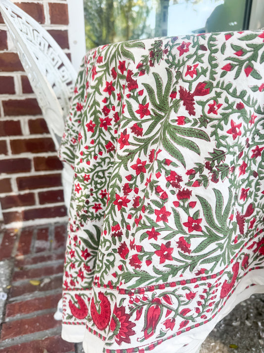 Holy City Holly Tablecloth