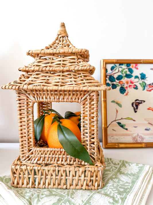 Rattan Pagoda Lantern