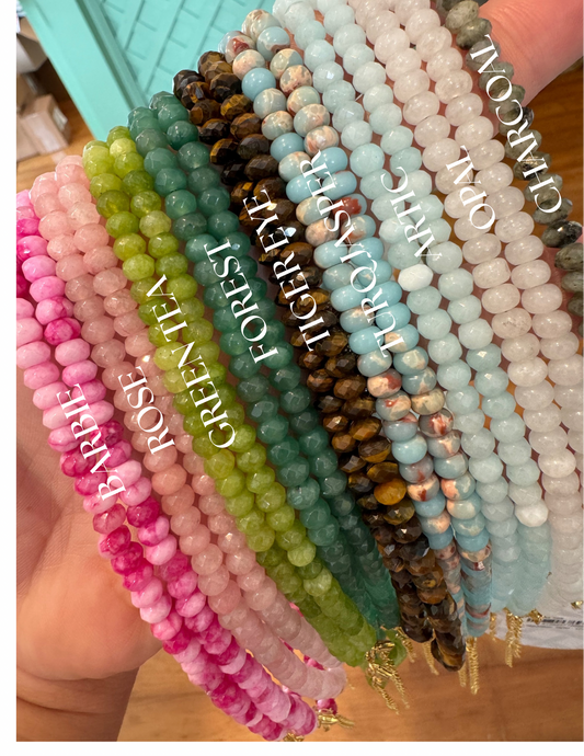 Candy Necklace Faceted- 6MM