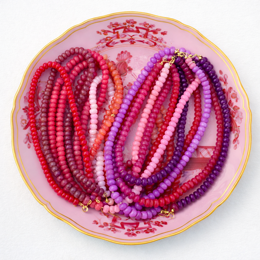 *8MM Candy Necklace- Smooth - 16" Length