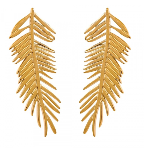 Sago Frond Earrings