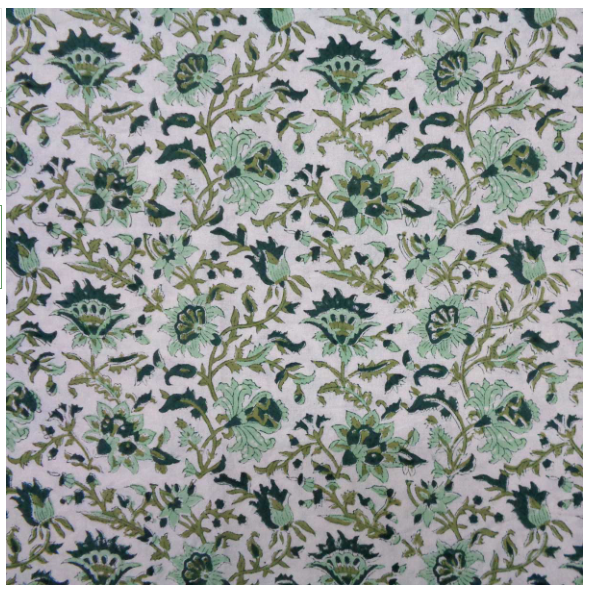 Gunnie's Green Tablecloth