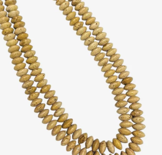 Candy Necklace- Saucer Beads 8MM- 19” Length