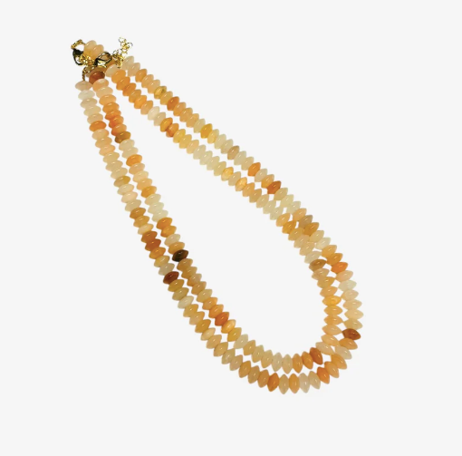 Candy Necklace- Saucer Beads 8MM- 19” Length