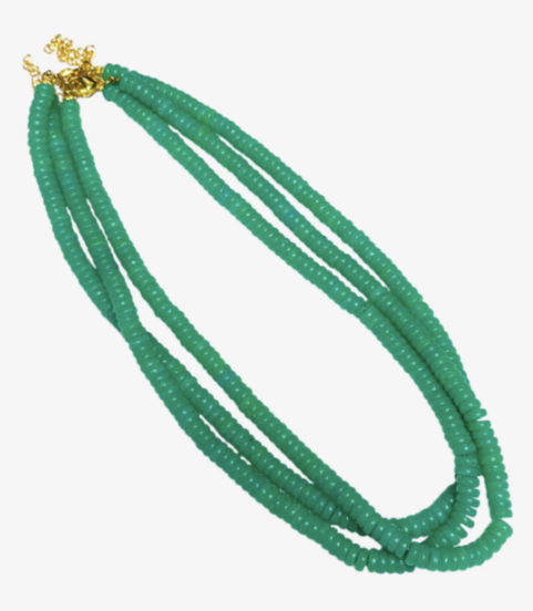 Candy Necklace- Saucer Beads 6MM- 19” Length