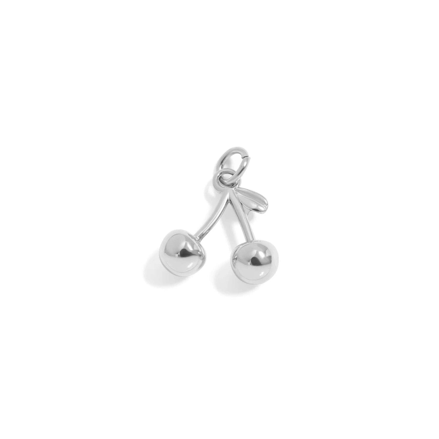 18K Gold PVD Stainless Steel Cherry Charm
