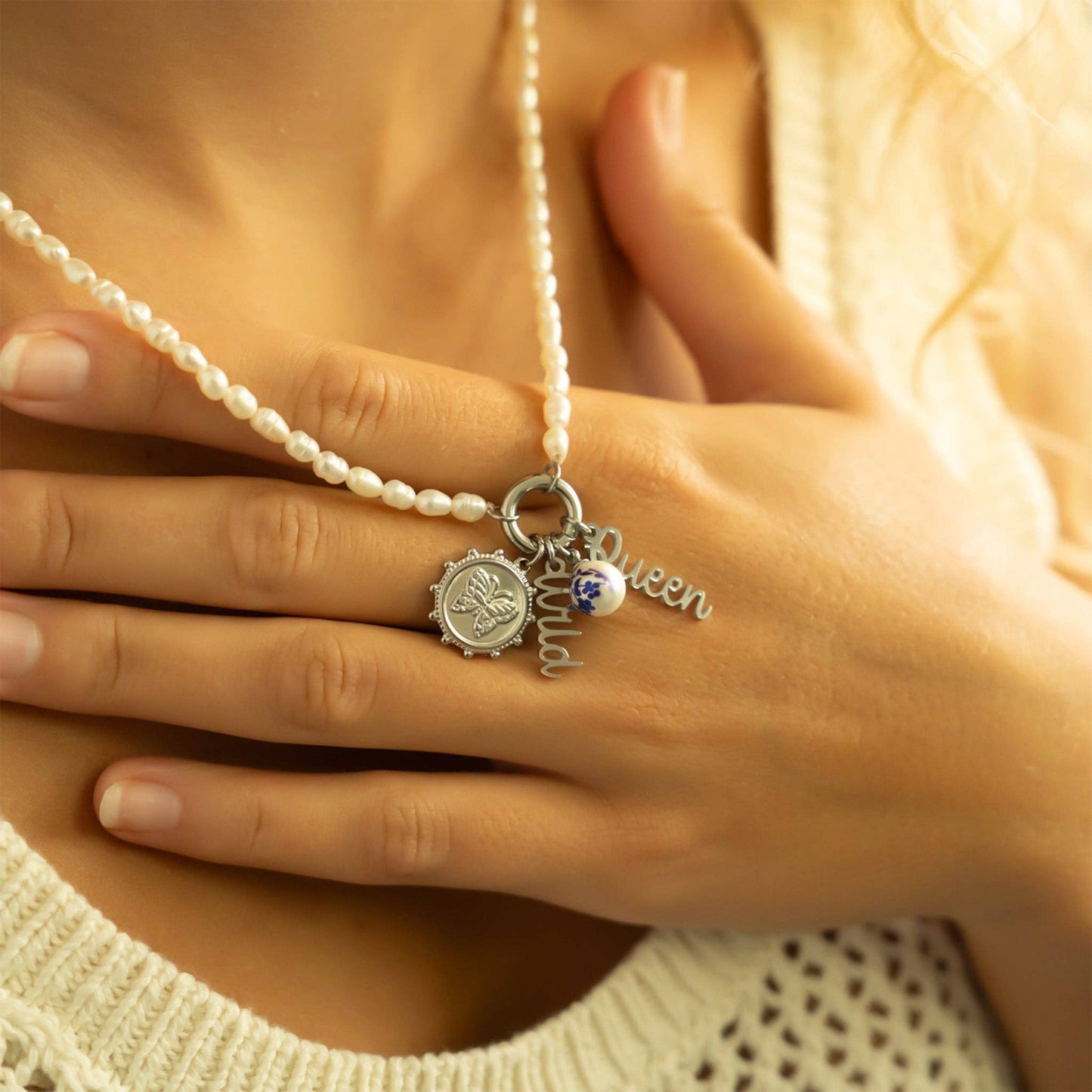 18K Gold PVD Stainless Steel Bee Pendant