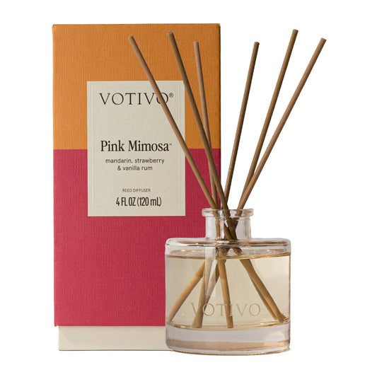 Votivo- Pink Mimosa Reed Diffuser