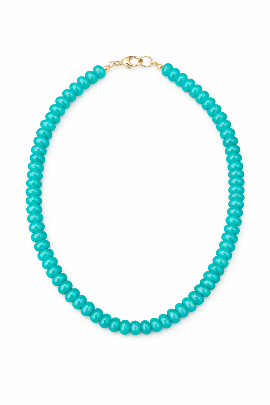 *8MM Candy Necklace- Smooth - 16" Length