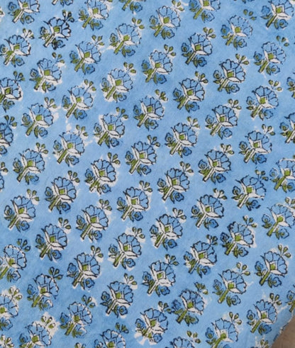 Quilted Block Print Tote Bag