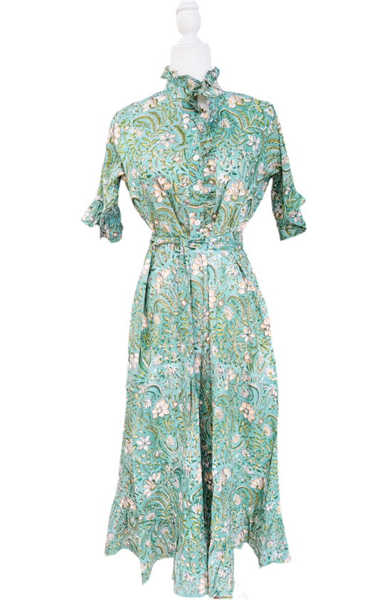 Charleston Dress in Ivy