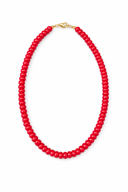 *8MM Candy Necklace- Smooth - 16" Length