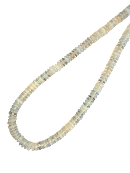 Candy Necklace- Saucer Beads 6MM- 19” Length