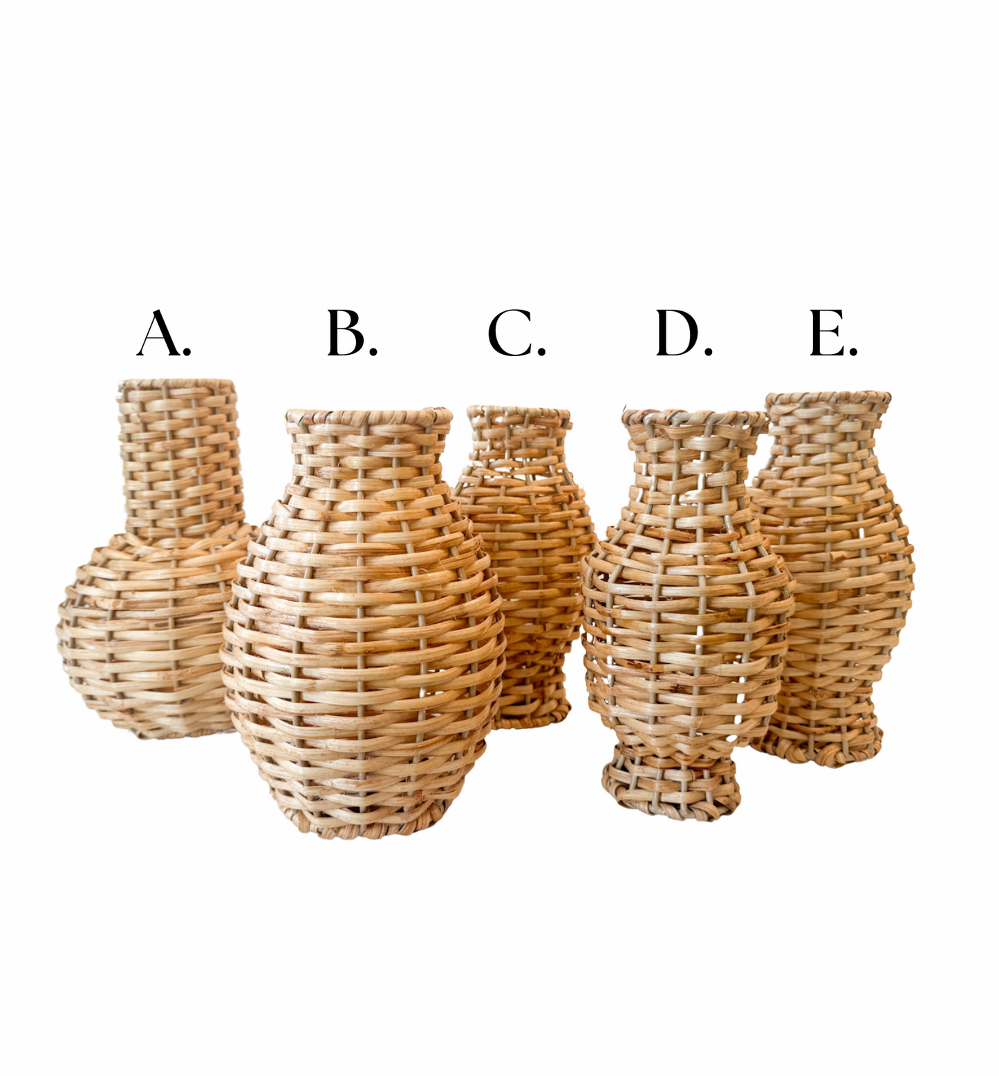 Shelmore Wicker Vases