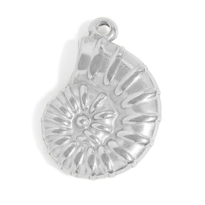 18K Gold PVD Stainless Steel Nautilus Charm