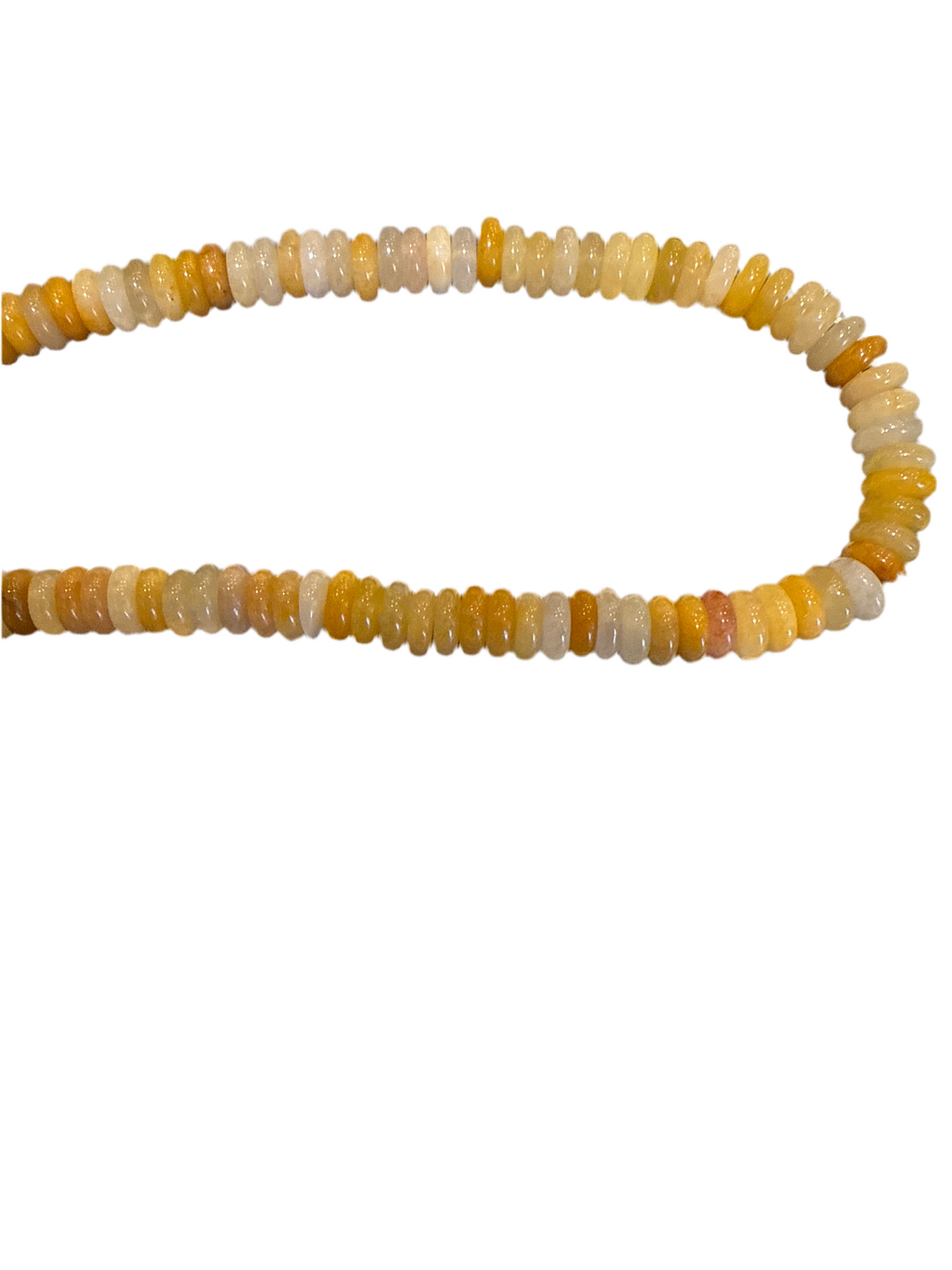 Candy Necklace- Saucer Beads 6MM- 19” Length