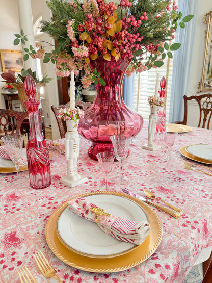 Pink Mimosa Tablecloth