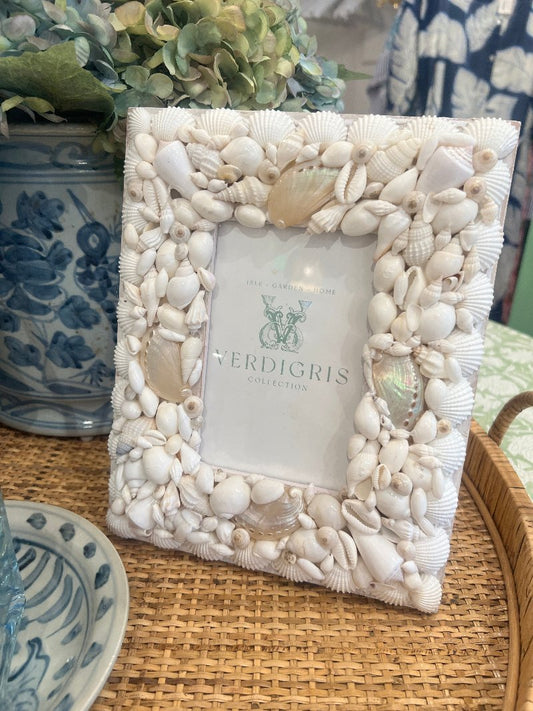 Shell Frame- Pearlized Abalone 4" x 6"