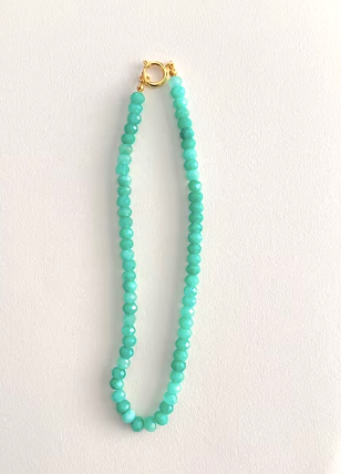 Candy Necklace- 8MM Faceted- 16"