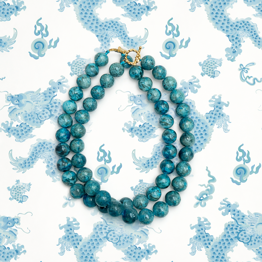 *16mm Candy Necklace- Gumball Beads- 17" Choker