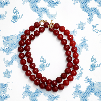*16mm Candy Necklace- Gumball Beads- 17" Choker