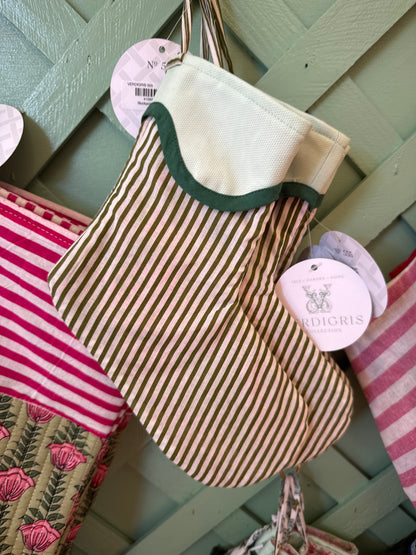 Mini Blockprint Stocking