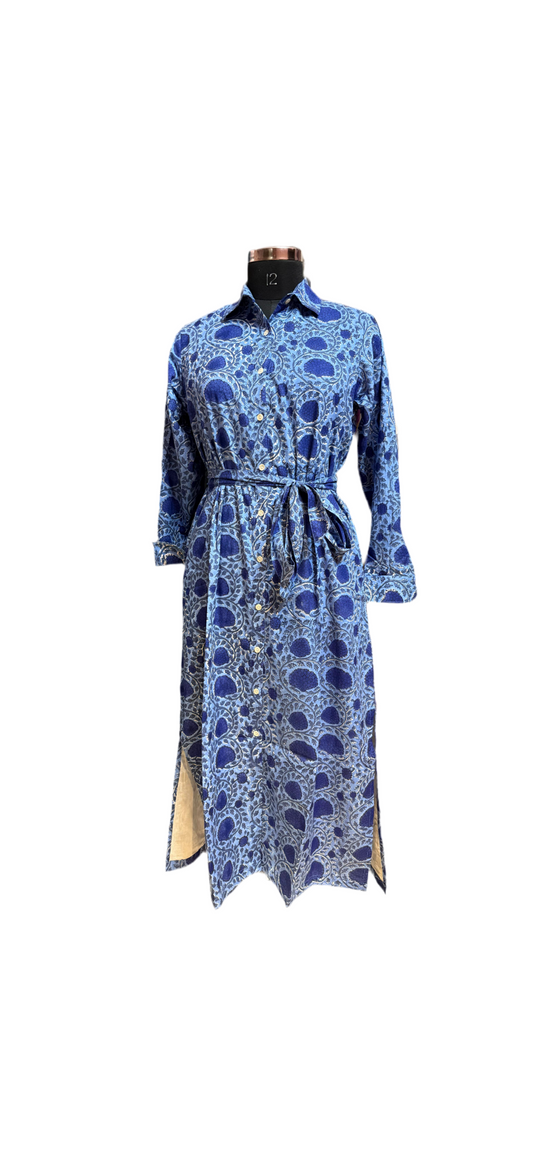 Ellis Dress in Bermuda Blue