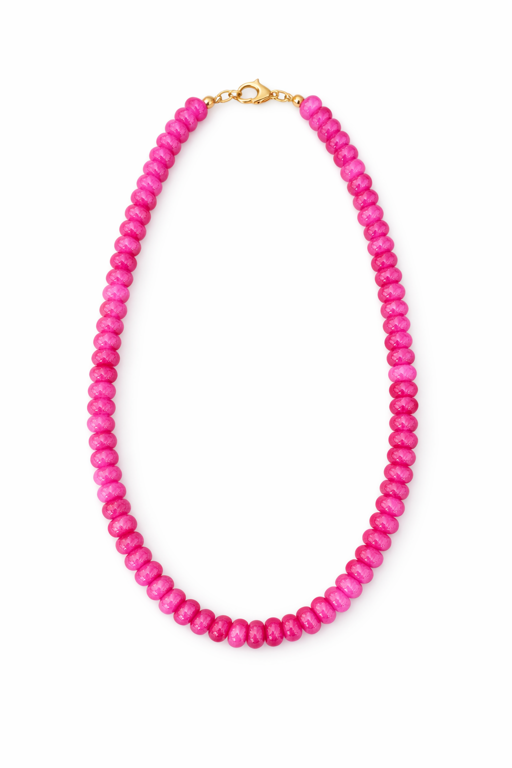 *8MM Candy Necklace- Smooth - 16" Length