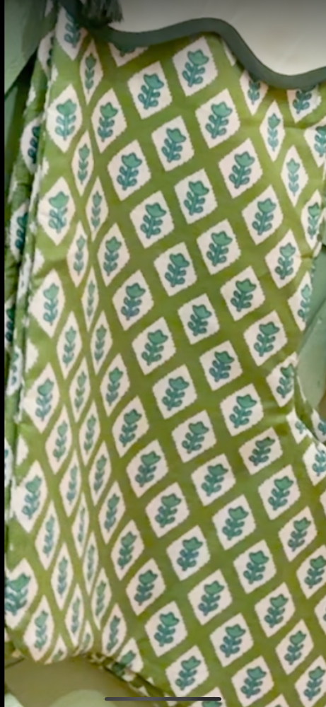 Mini Blockprint Stocking