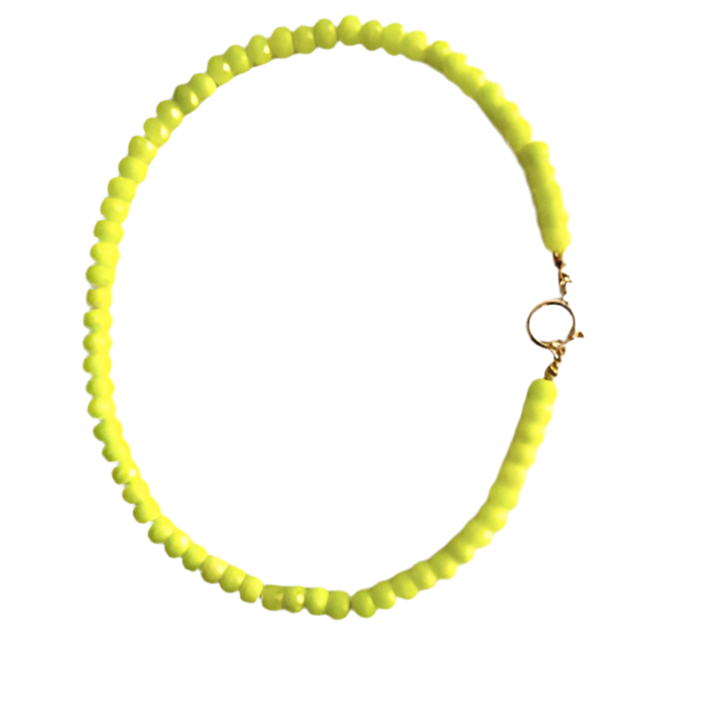 Candy Necklace- 8MM Faceted- 16"