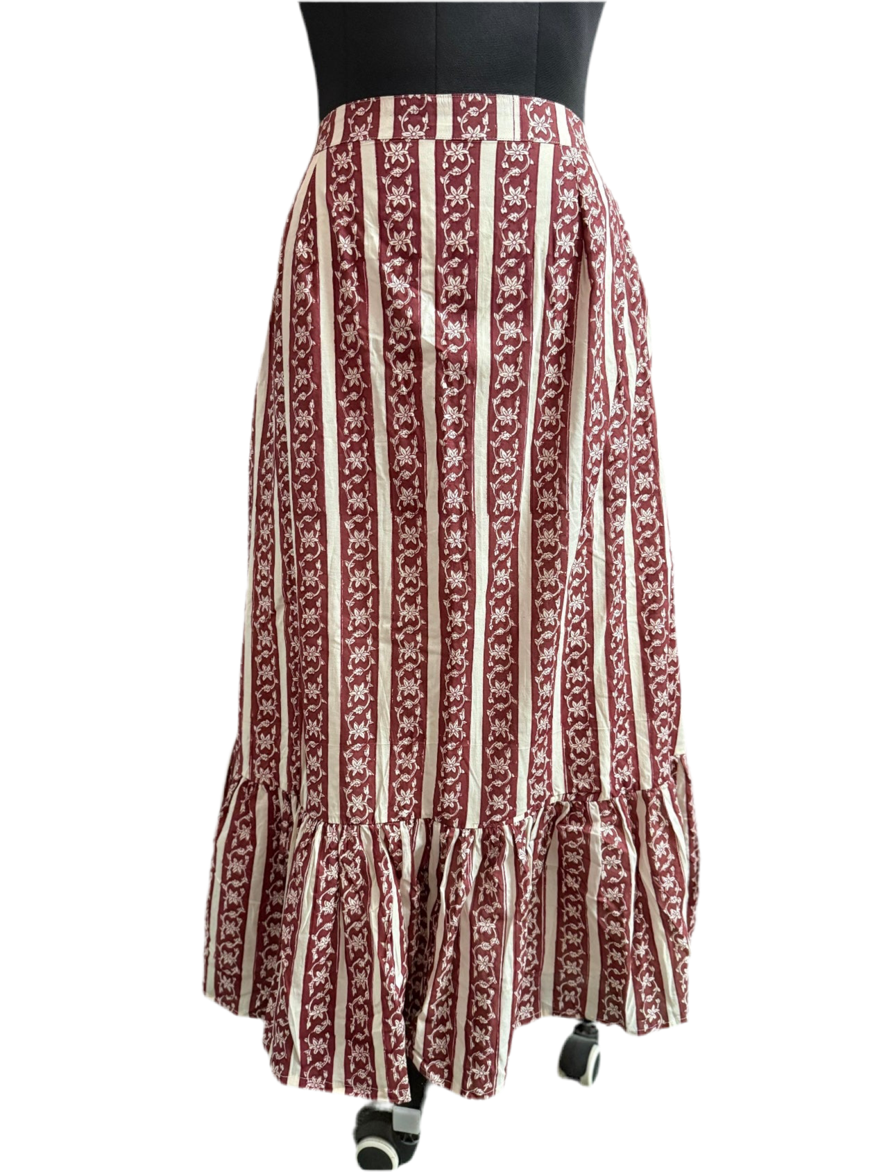Garnet Ruffle Skirt
