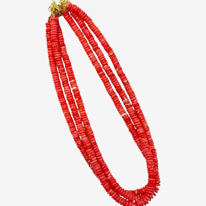 *6MM Candy Necklace- Saucer Beads- 19" Length
