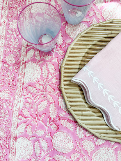 Pinckney Pink Tablecloth