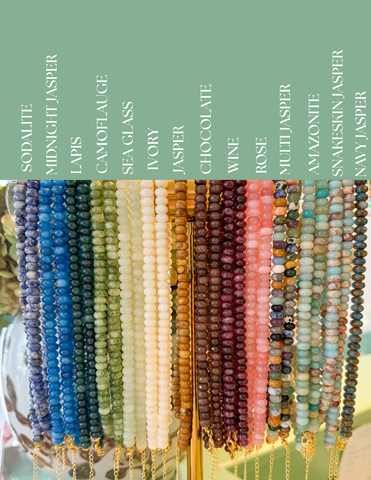 Candy Necklace- 8MM- 18" Length