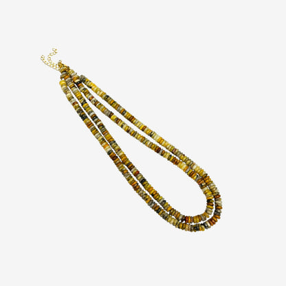Candy Necklace- Saucer Beads 6MM- 19” Length
