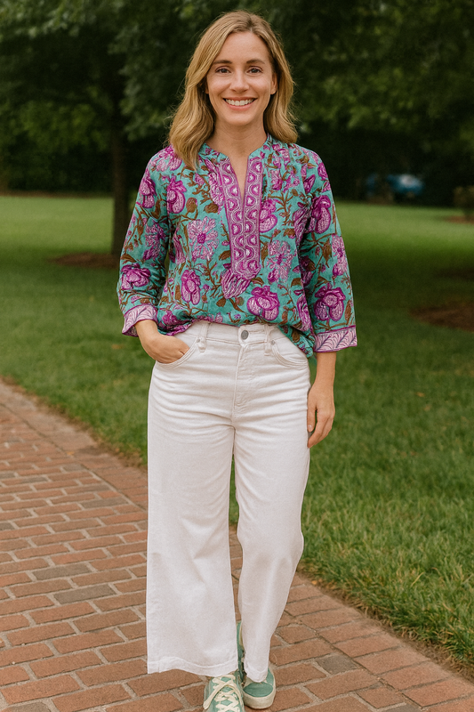 Arbadella Top in Plum