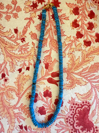 Candy Necklace- Saucer Beads 6MM- 19” Length