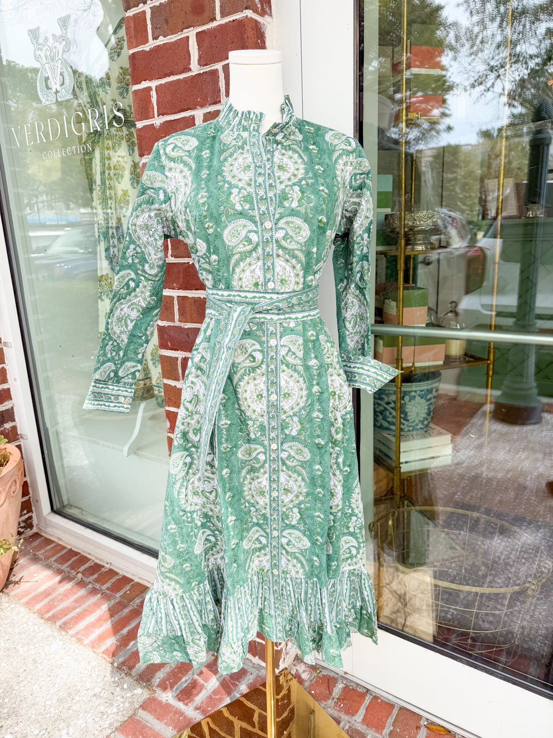 Legare Street Green Dress