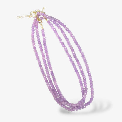 *6MM Candy Necklace- Faceted- 18" Length