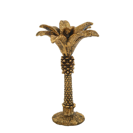 Gold Palm Taper Holder