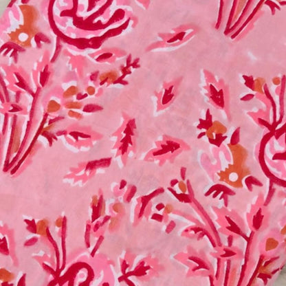 Quilted Block Print Tote Bag